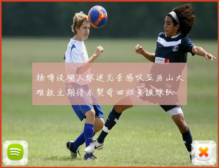 杨鸣谈湖人球迷无奈感叹亚历山大难救主期待东契奇回归重振球队